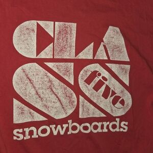 American Apparel Red Graphic Tee